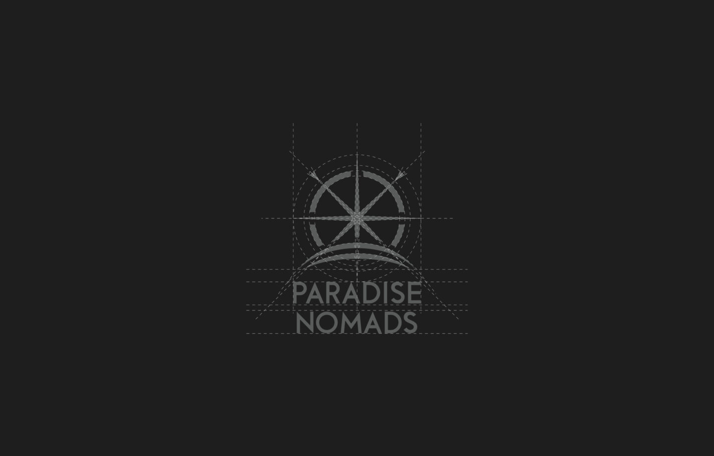 Paradise Nomads - Σχεδιασμός και Ανάπτυξη Λογοτύπου από Greatives Web
