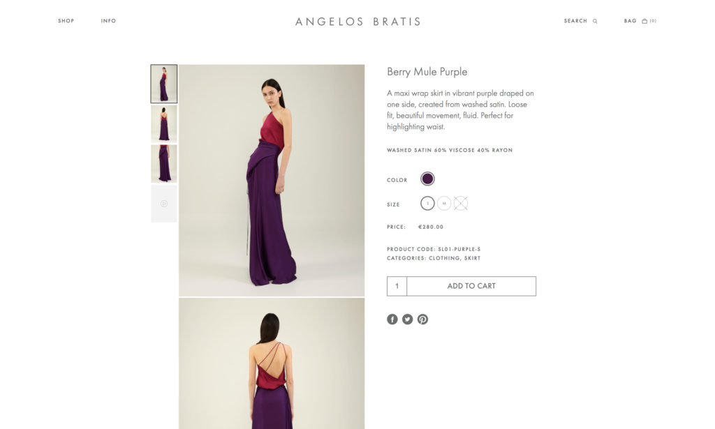 Angelos Bratis Website | E-shop & Web Development by Greatives Web